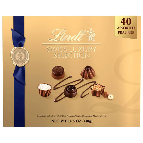 Swiss Luxury Boxed Chocolates (40-pc 14.5 oz)