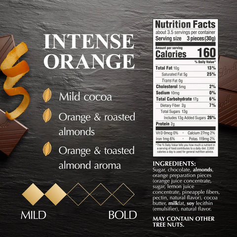 Intense Orange Dark Chocolate EXCELLENCE Bar (3.5 oz)