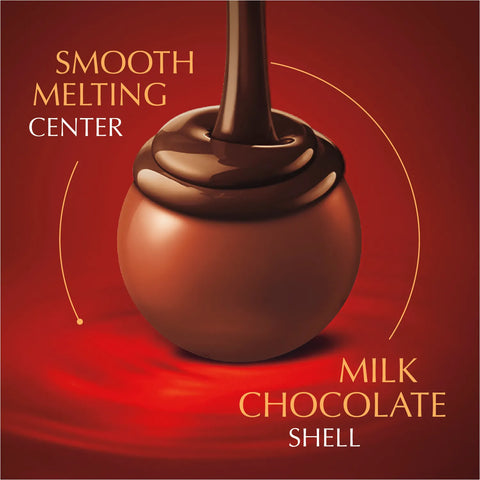 Double Chocolate LINDOR Truffles 800-pc Case (353 oz)