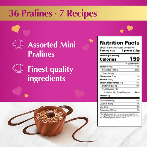 Lindt Valentine's Assorted Mini Pralines (6.2 oz)