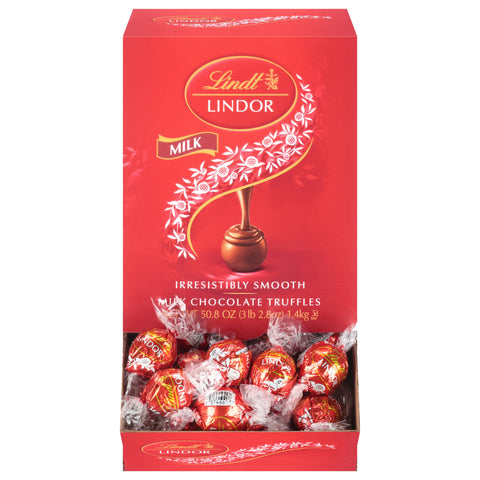 Milk Chocolate LINDOR Truffles Box (120-pc, 50.8 oz)