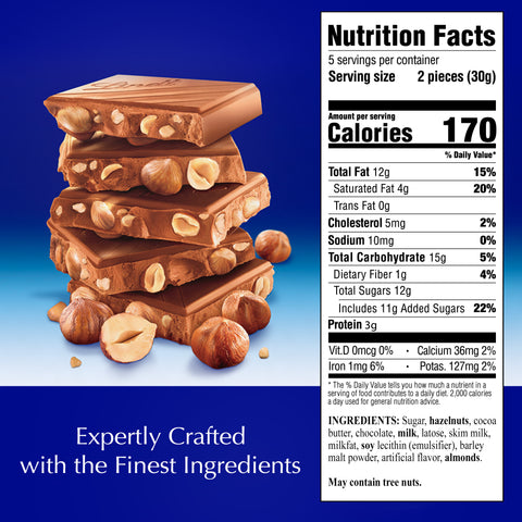Milk Chocolate Hazelnut CLASSIC Recipe Bar (5.3 oz)