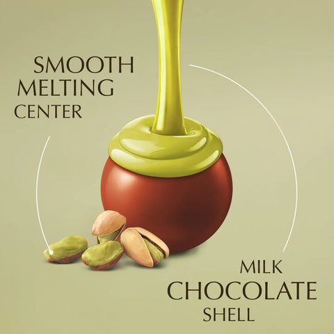 Pistachio Milk Chocolate LINDOR Truffles 20-pc Bag (8.5 oz)