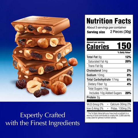 Milk Chocolate Fruit and Nut CLASSIC RECIPE Bar (5.3 oz)