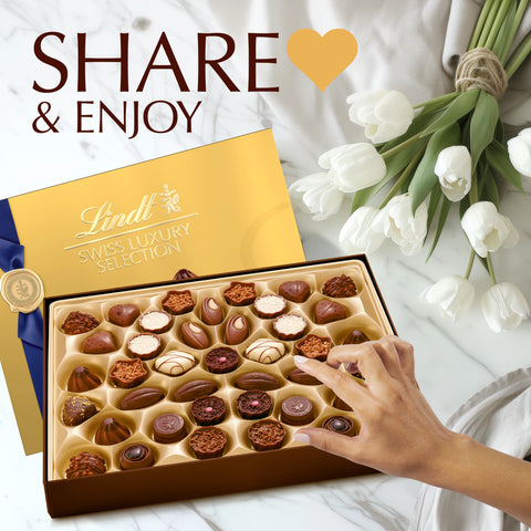 Swiss Luxury Boxed Chocolates (40-pc 14.5 oz)
