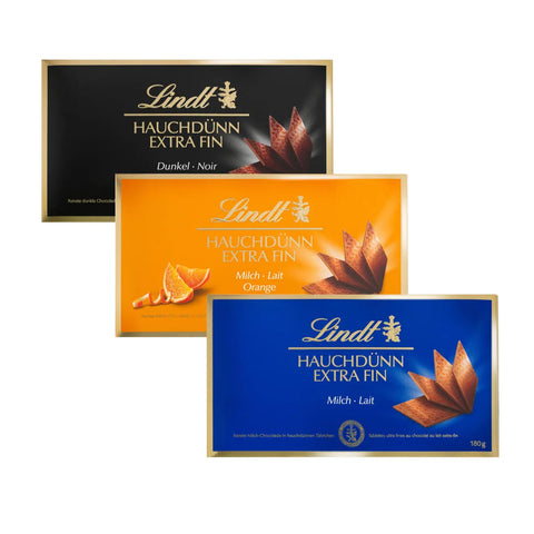 Lindt Orange Milk Chocolate Swiss Thins (4.4 oz)