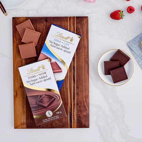 Lindt No Sugar Added Dark Chocolate Bar (3.5 oz)