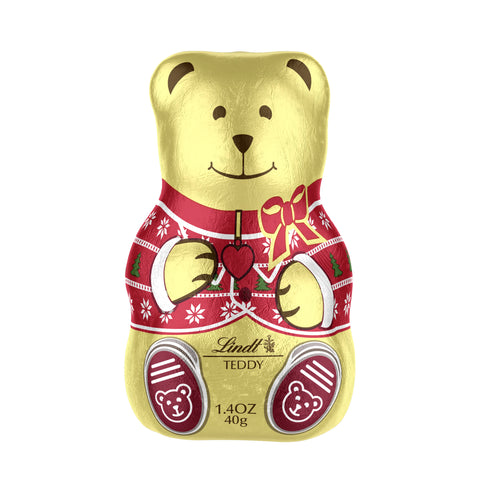 Lindt Hollow Figure Teddy Milk Chocolate (24-pc Case, 1.4 oz each)