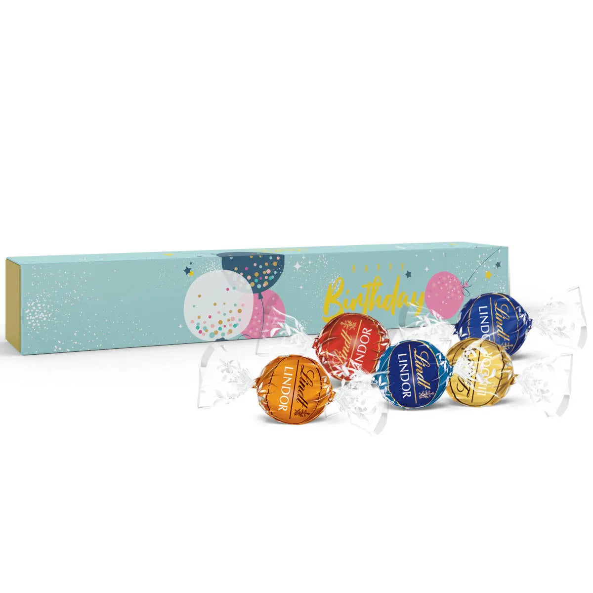 Assorted Happy Birthday LINDOR Gift Box (10-pc, 4.2 oz)