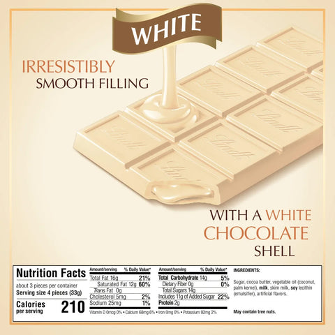 LINDOR White Chocolate Truffle Bar (3.5 oz)