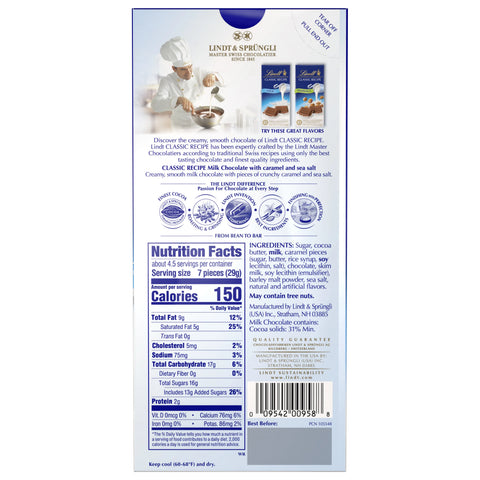 Crunchy Caramel with Sea Salt CLASSIC RECIPE Bar (4.4 oz)