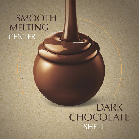 Lindt LINDOR Non-Dairy Oatmilk Dark Chocolate Candy Truffles 5.1 oz Bag