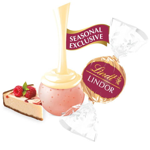 Raspberry Cheesecake LINDOR Truffles 800-pc Case (353 oz)