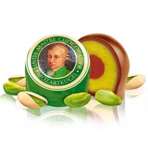 Milk Chocolate Pistachio Mozart 175-pc Case