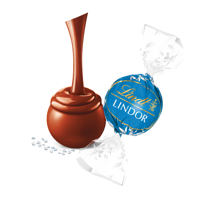 Sea Salt Milk Chocolate LINDOR Truffles 800-pc Case (353 oz)