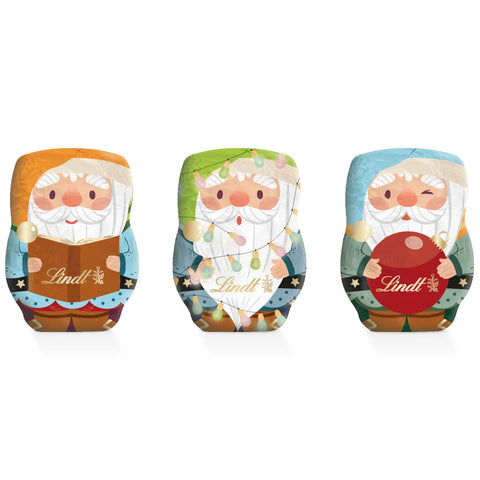 Lindt Hollow Figure Santas Helper Milk Chocolate (24-pc Case, 1.4 oz each)