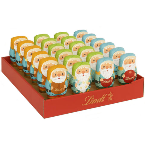 Lindt Hollow Figure Santas Helper Milk Chocolate (24-pc Case, 1.4 oz each)